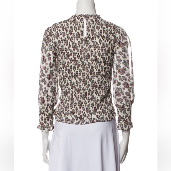 VERONICA BEARD
Kali shirred floral-print chiffon top Size-16 NWT - Picture 2 of 7